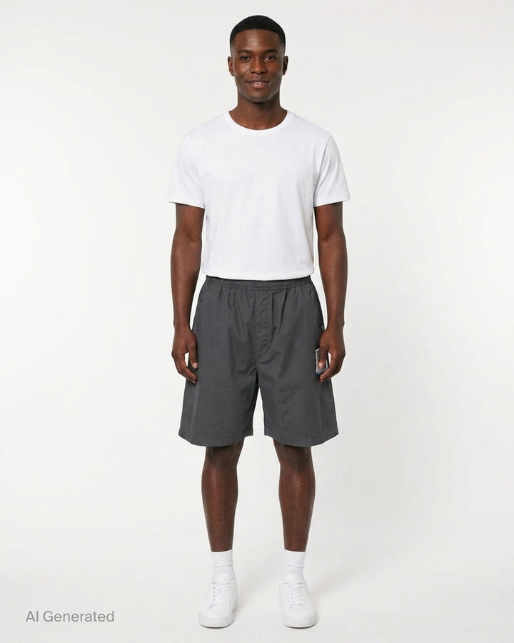 Cotton High Density Easy Shorts | Mihara Yasuhiro | Club21 - front