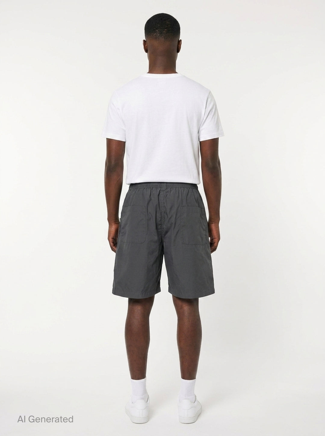 Cotton High Density Easy Shorts | Mihara Yasuhiro | Club21 - back