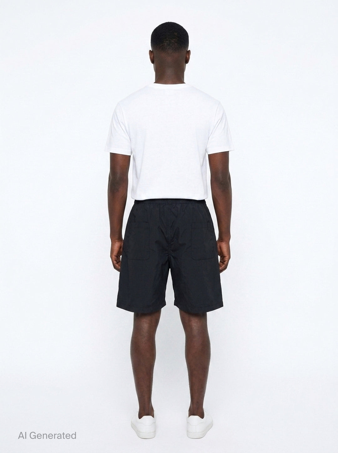 Cotton High Density Easy Shorts | Mihara Yasuhiro | Club21 - back