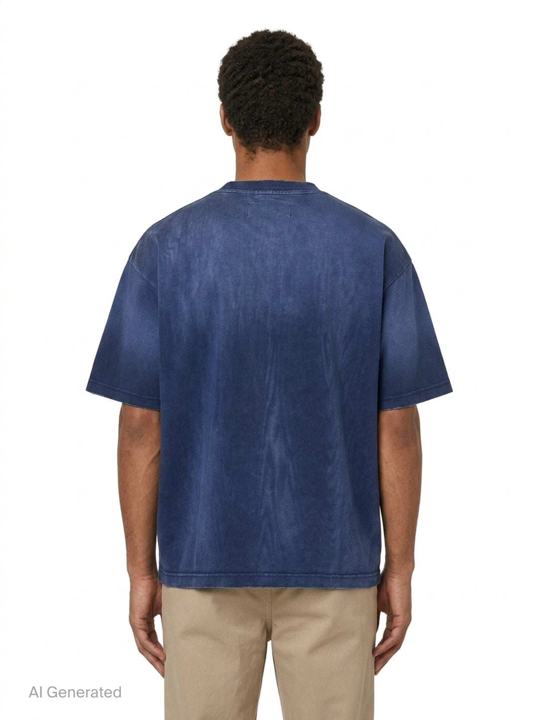 Distressed Short Sleeve Tee | Mihara Yasuhiro | Club21 - back