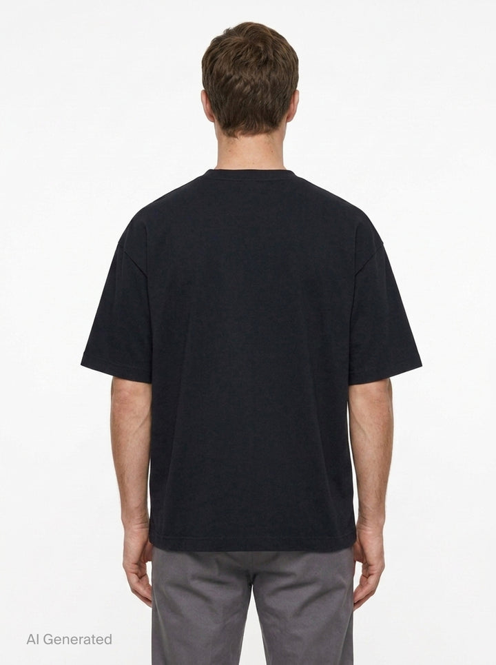 Heavy Weight Jersey Short Sleeve Pocket Tee | Mihara Yasuhiro | Club21 - back