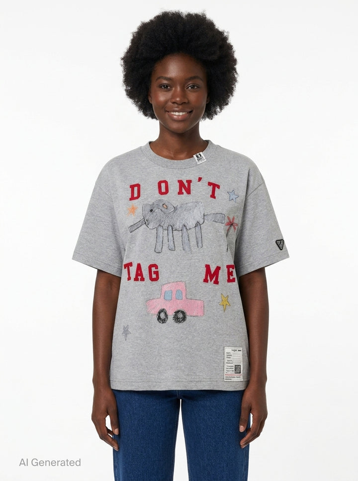 Kids Doodle Tee | Maison Mihara Yasuhiro | Club21 - front