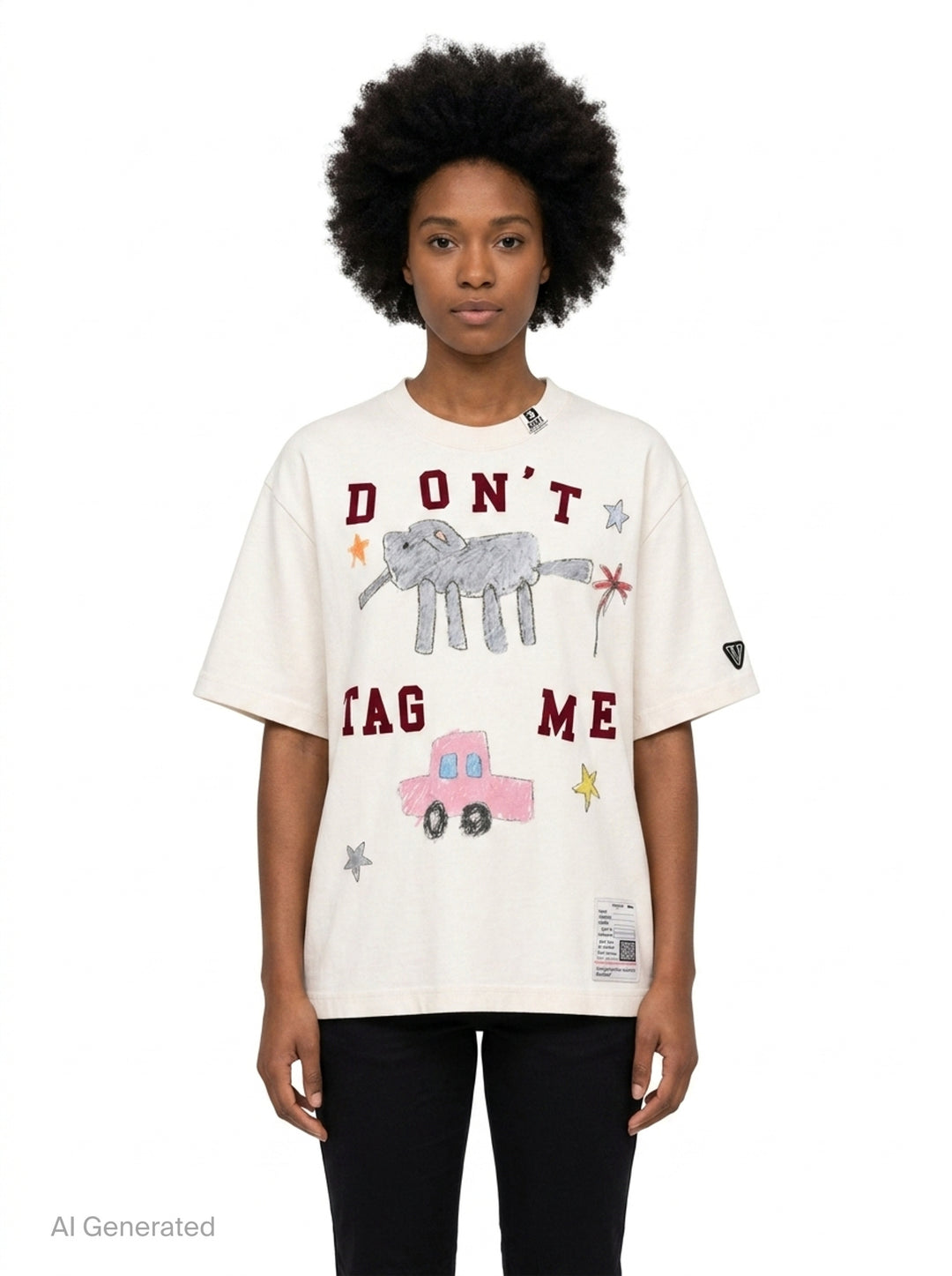Kids Doodle Tee | Maison Mihara Yasuhiro | Club21 - front