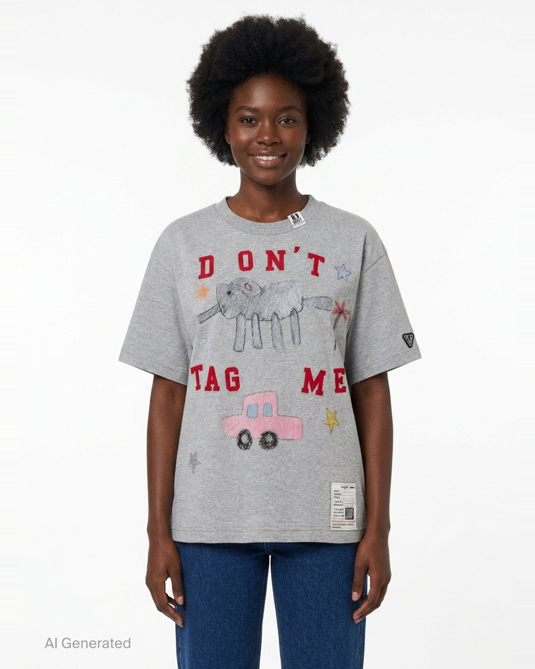 Kids Doodle Tee | Maison Mihara Yasuhiro | Club21 - front