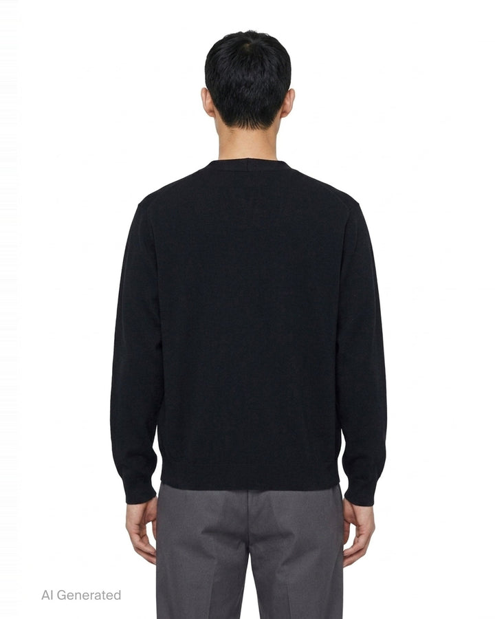 Milan Rib Knit Cardigan | Mihara Yasuhiro | Club21 - back