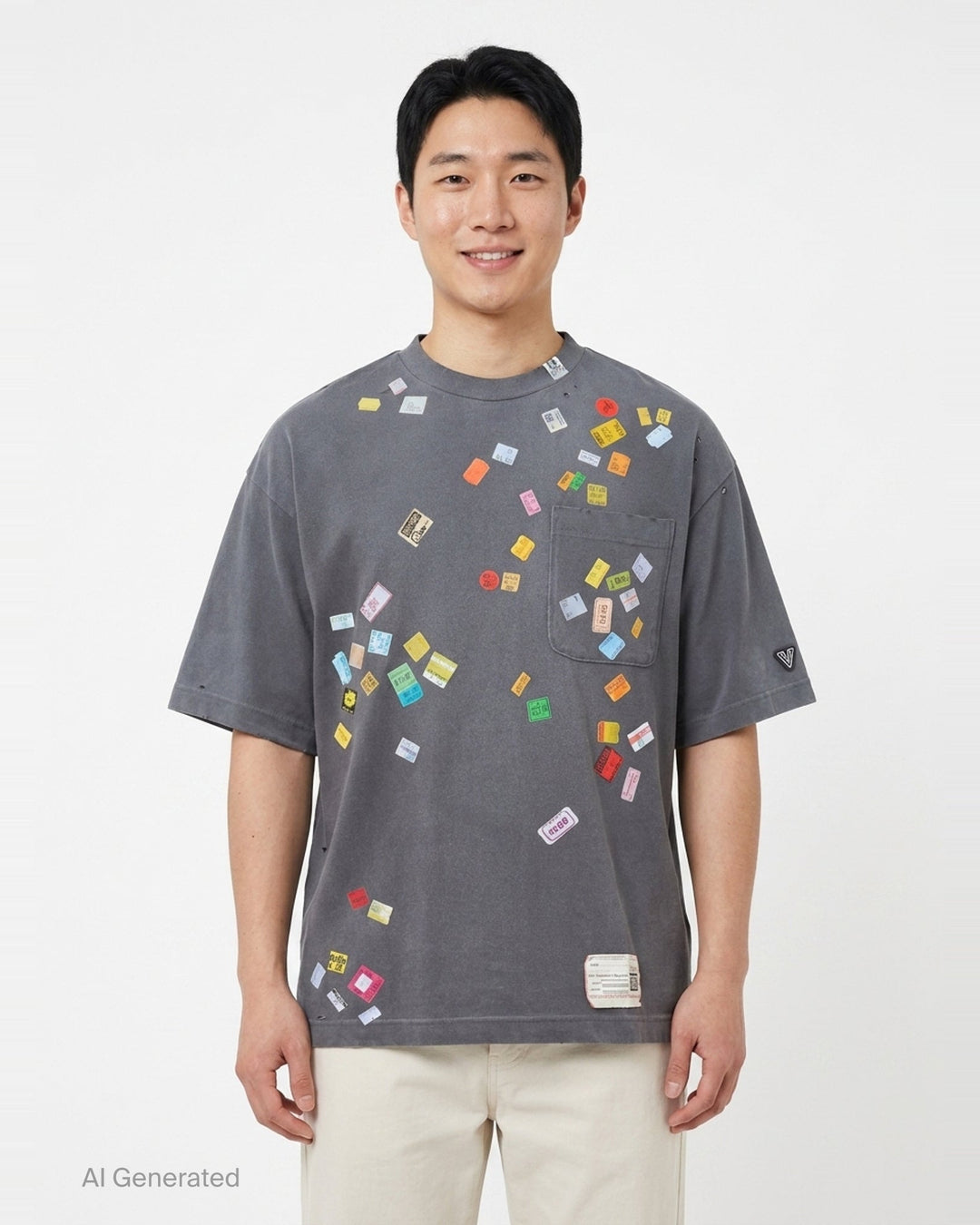 Price Sticker Tee | Mihara Yasuhiro | Club21 - front
