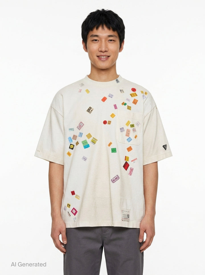 Price Sticker Tee | Mihara Yasuhiro | Club21 - front