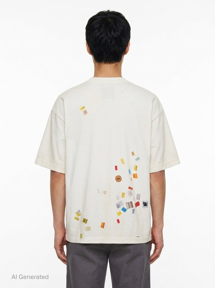 Price Sticker Tee | Mihara Yasuhiro | Club21 - back