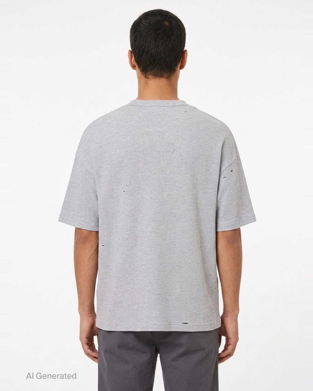Thermal Combined Distressed Tee | Mihara Yasuhiro | Club21 - back
