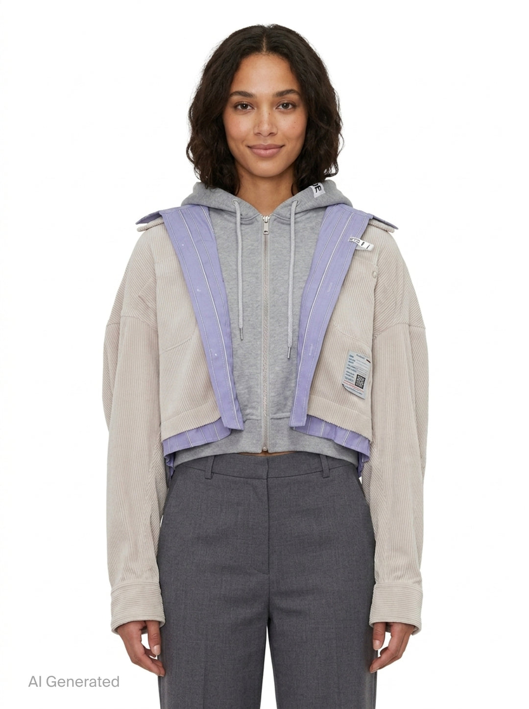 Three Layered Hoodie Jacket | Mihara Yasuhiro | Club21 - front