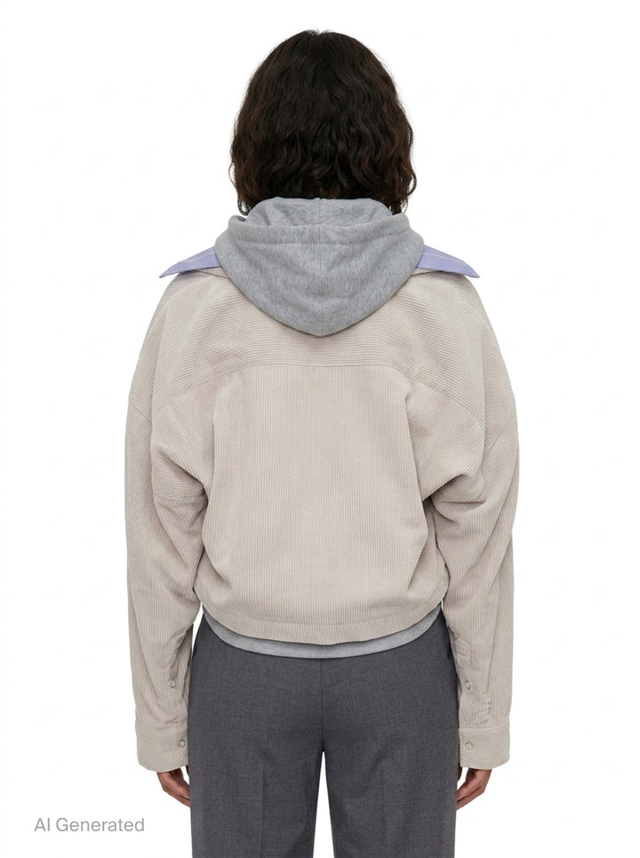 Three Layered Hoodie Jacket | Mihara Yasuhiro | Club21 - back