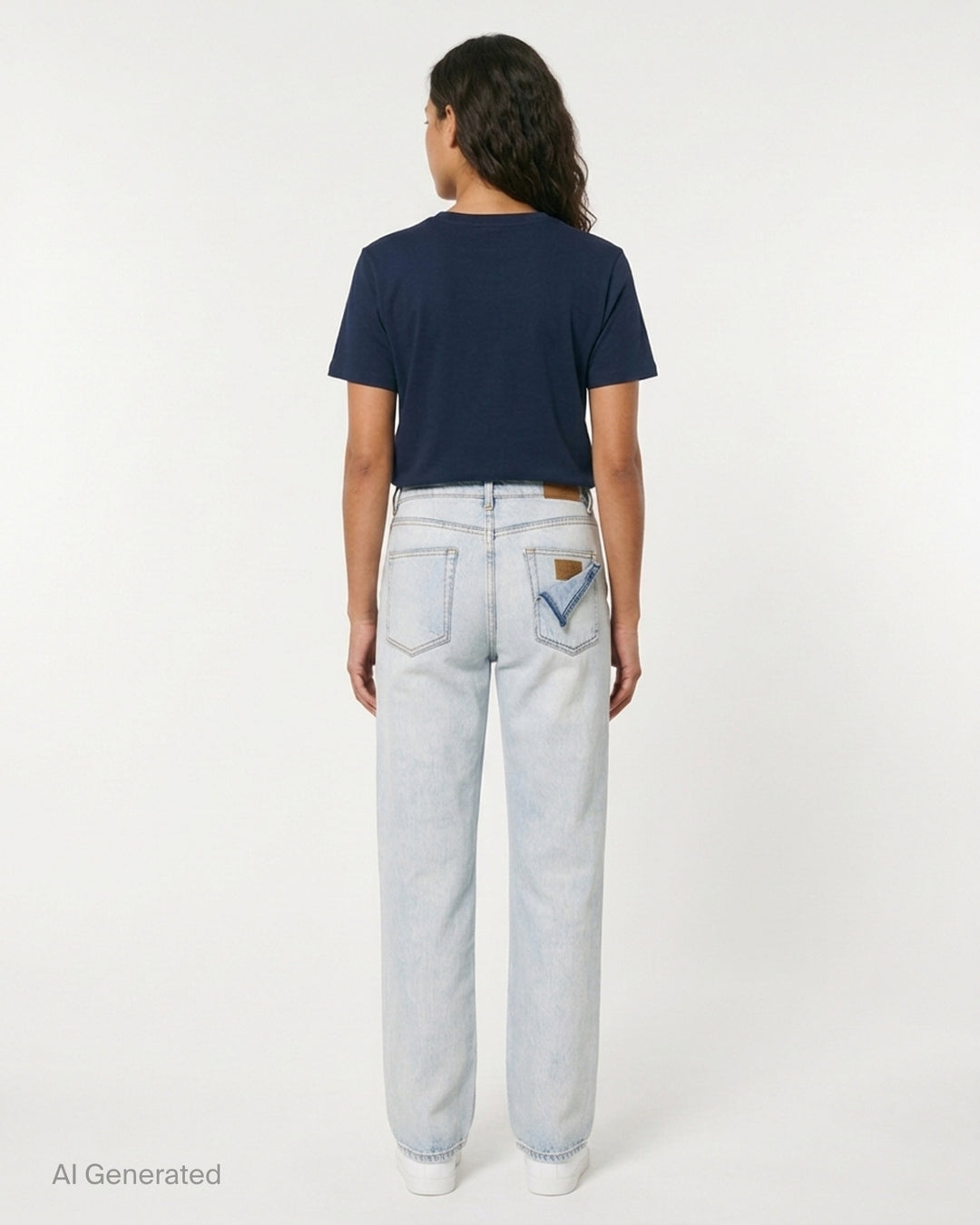 Bleached Blue Denim Jeans | MM6 Maison Margiela | Club21 - back