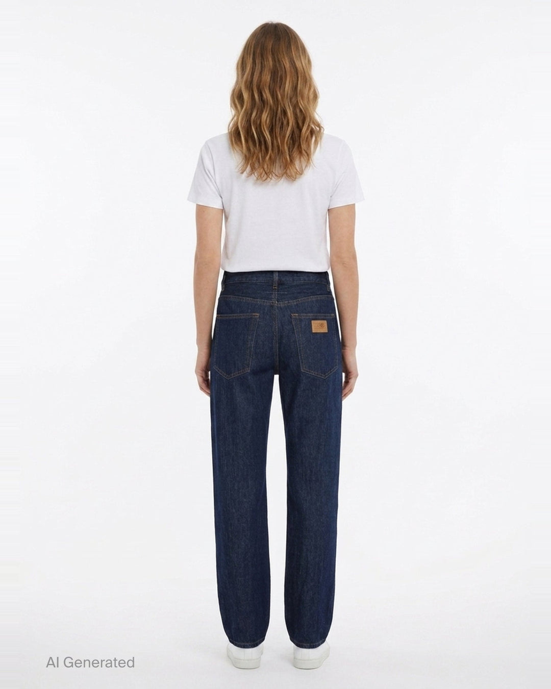 Distressed Two-Tone Denim Jeans | MM6 Maison Margiela | Club21 - back