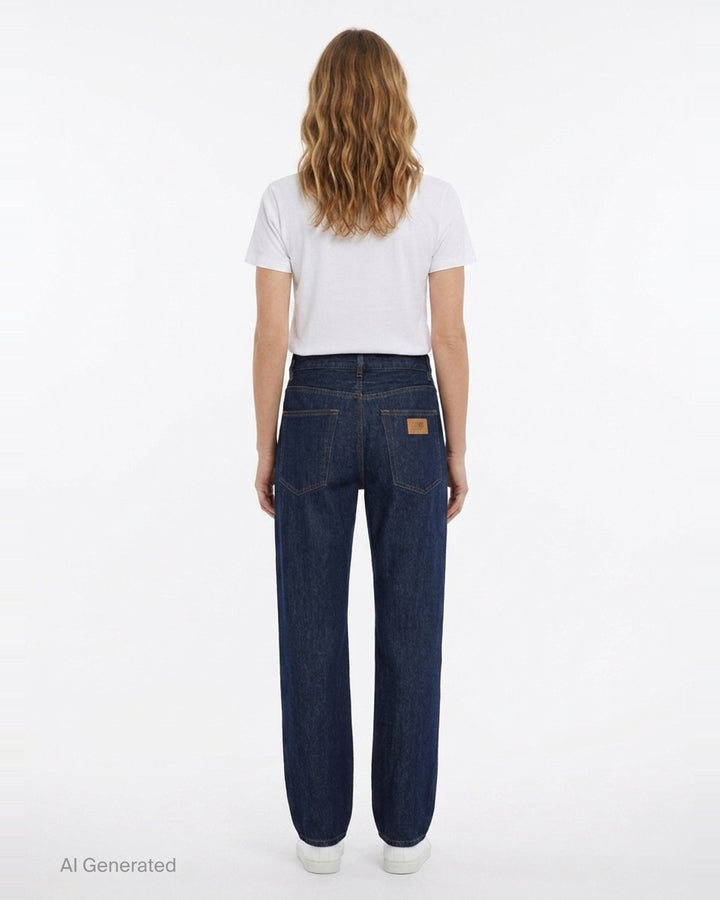 Distressed Two-Tone Denim Jeans | MM6 Maison Margiela | Club21 - back