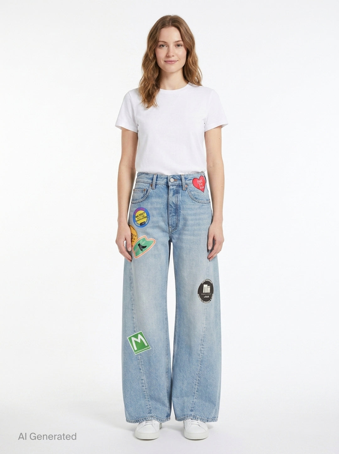 Five Pocket Patch Jeans | MM6 Maison Margiela | Club21 - front