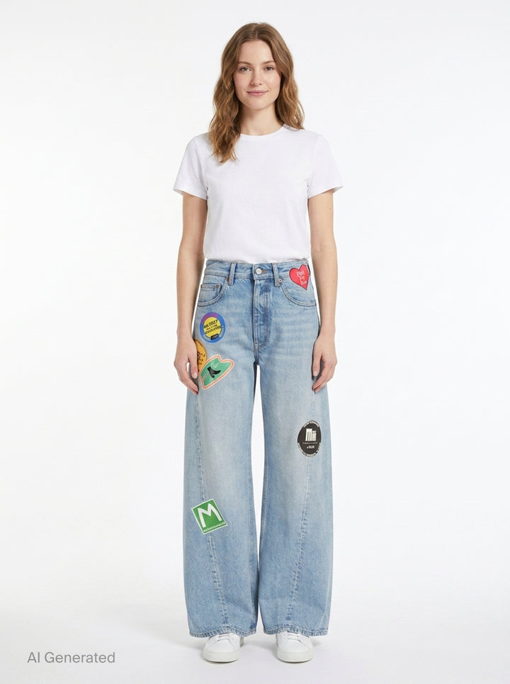 Five Pocket Patch Jeans | MM6 Maison Margiela | Club21 - front