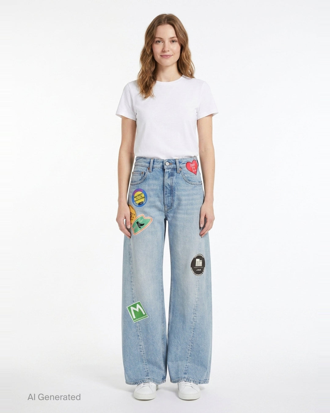Five Pocket Patch Jeans | MM6 Maison Margiela | Club21 - front