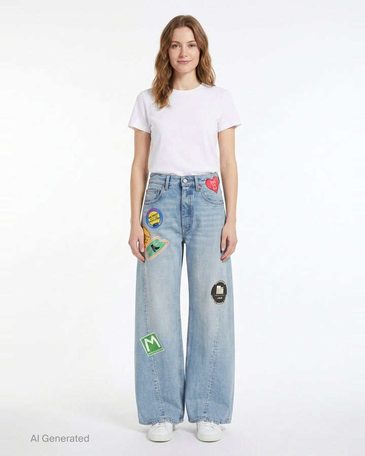 Five Pocket Patch Jeans | MM6 Maison Margiela | Club21 - front