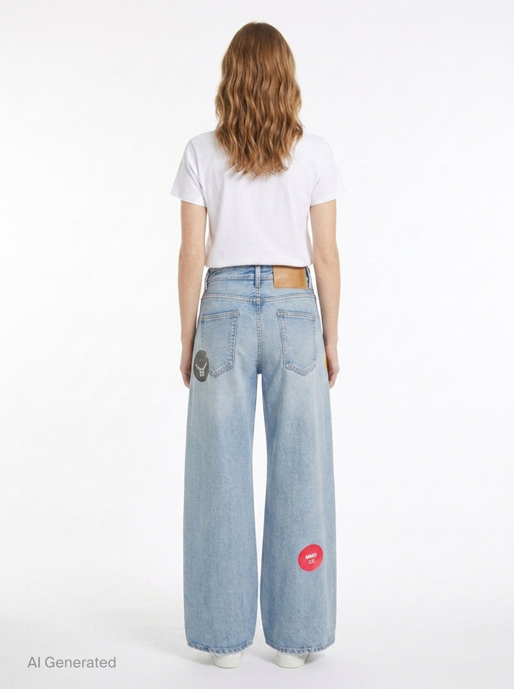 Five Pocket Patch Jeans | MM6 Maison Margiela | Club21 - back