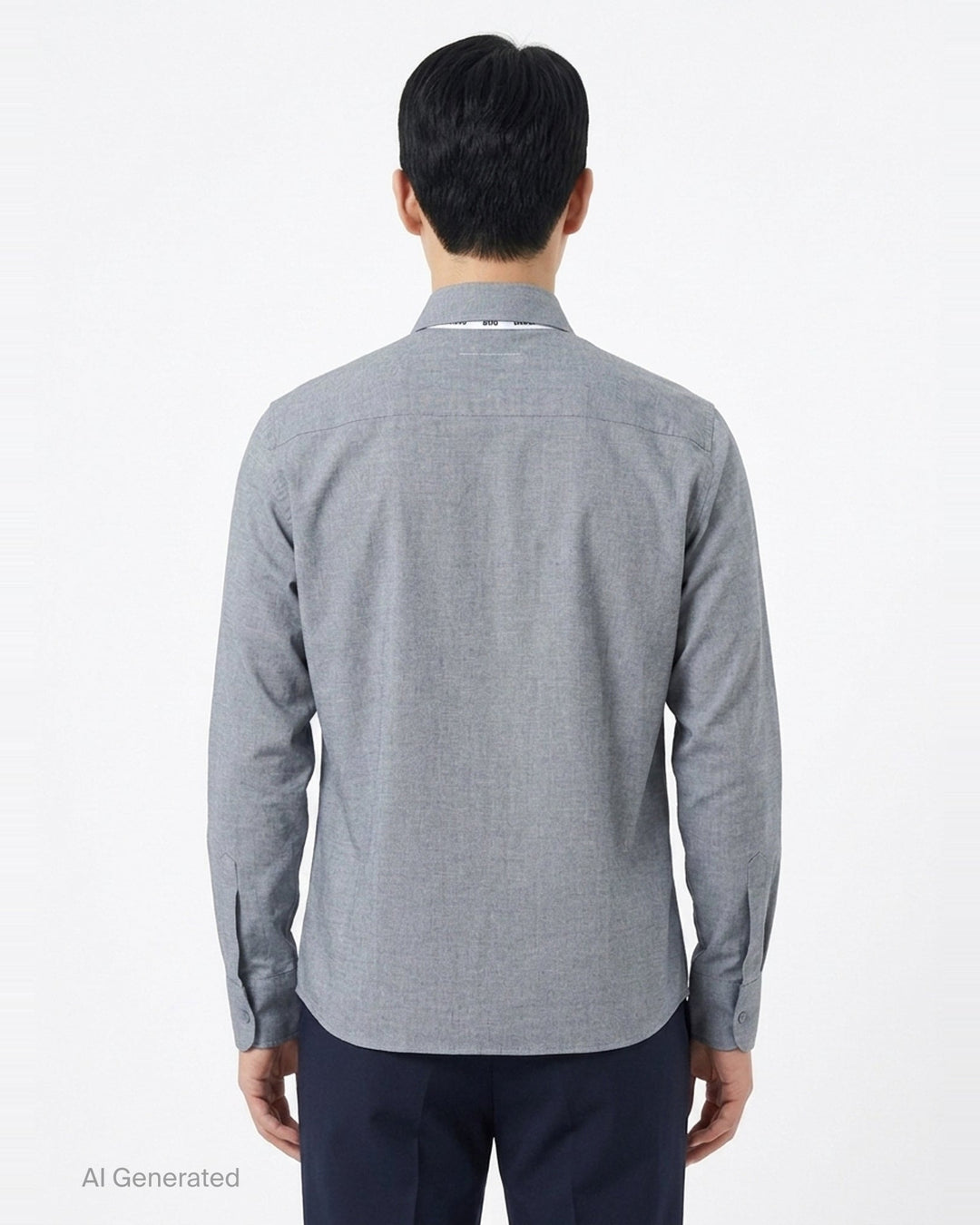 Long Sleeve Oxford Shirt | MM6 Maison Margiela | Club21 - back