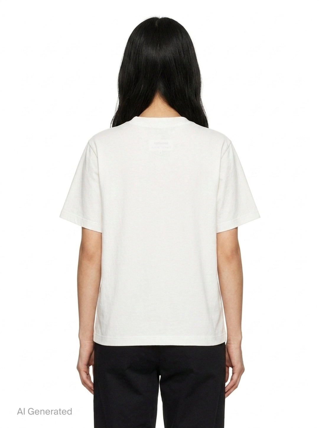 Signature Logo Basic Cotton Tee | MM6 Maison Margiela | Club21 - back
