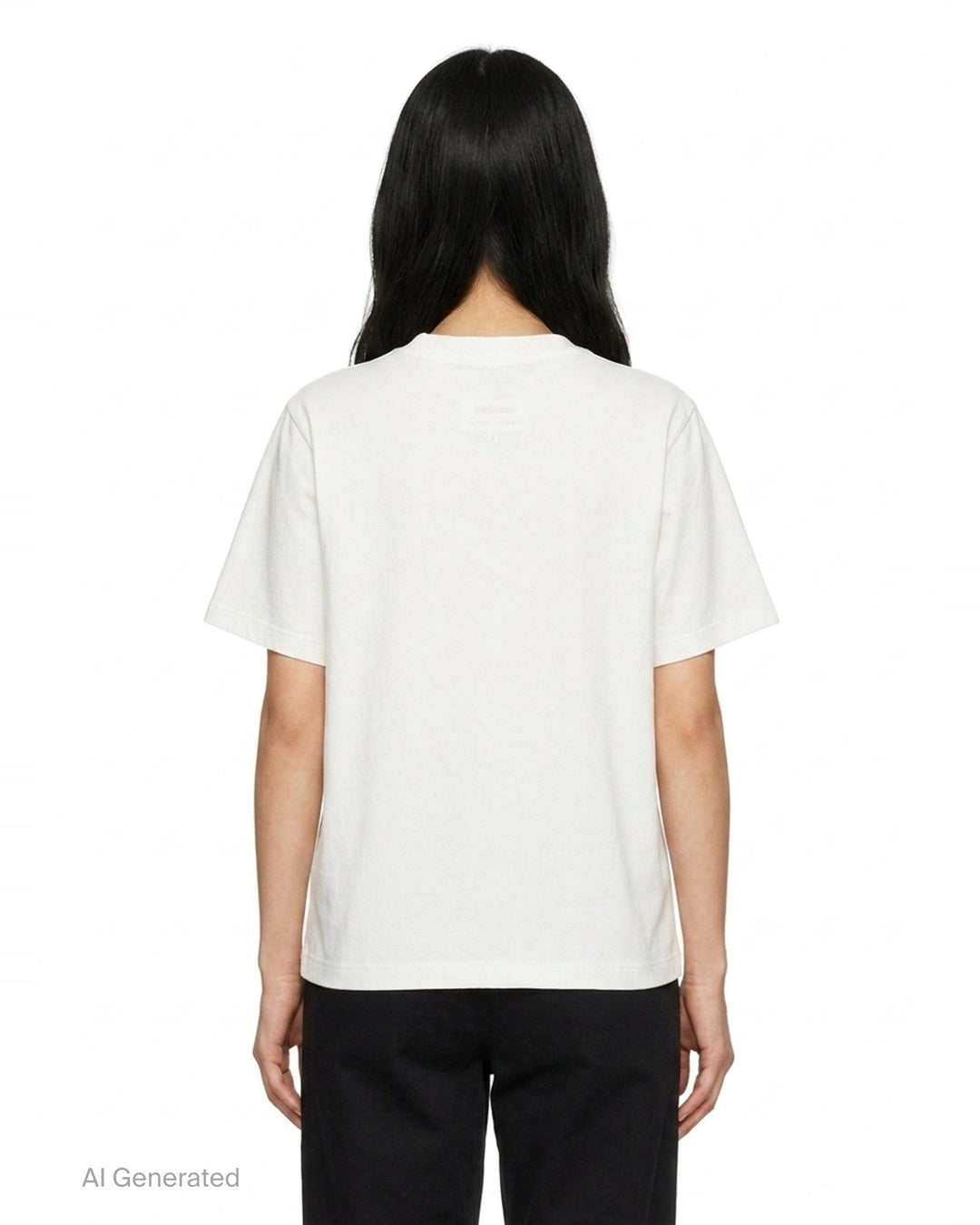 Signature Logo Basic Cotton Tee | MM6 Maison Margiela | Club21 - back