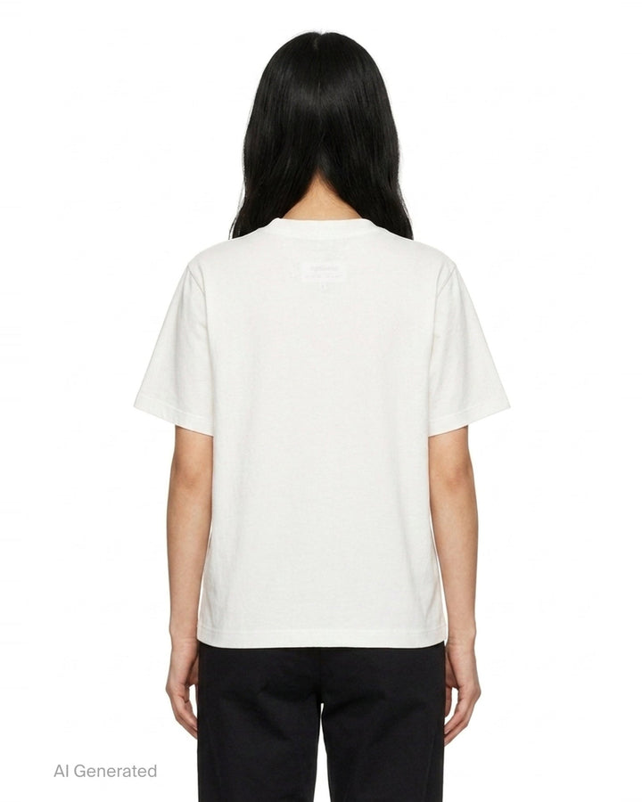 Signature Logo Basic Cotton Tee | MM6 Maison Margiela | Club21 - back