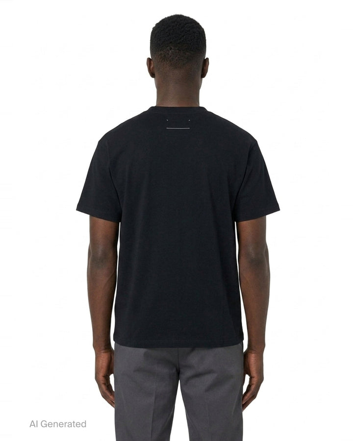Sticker Print Cotton Jersey Tee | MM6 Maison Margiela | Club21 - back