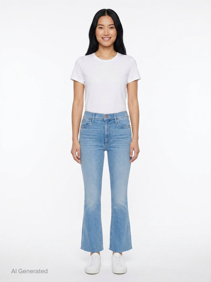 Outsider Flood Fray Jeans | Mother | Club21 - front