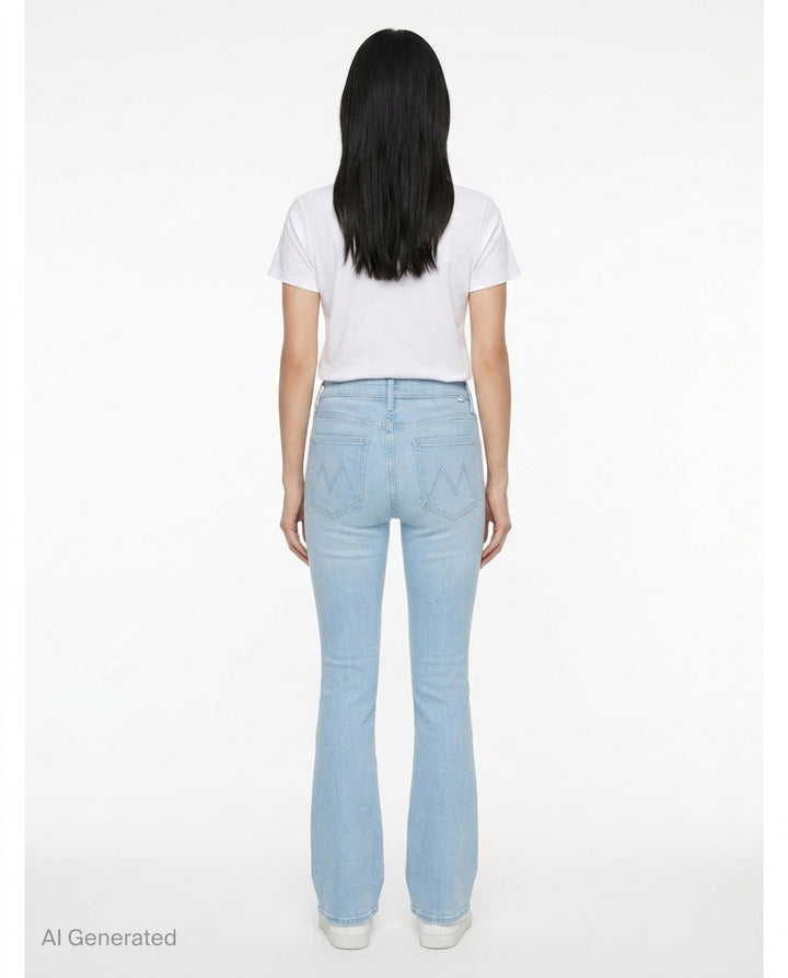 Patch Pocket Weekender Jeans | Mother | Club21 - back