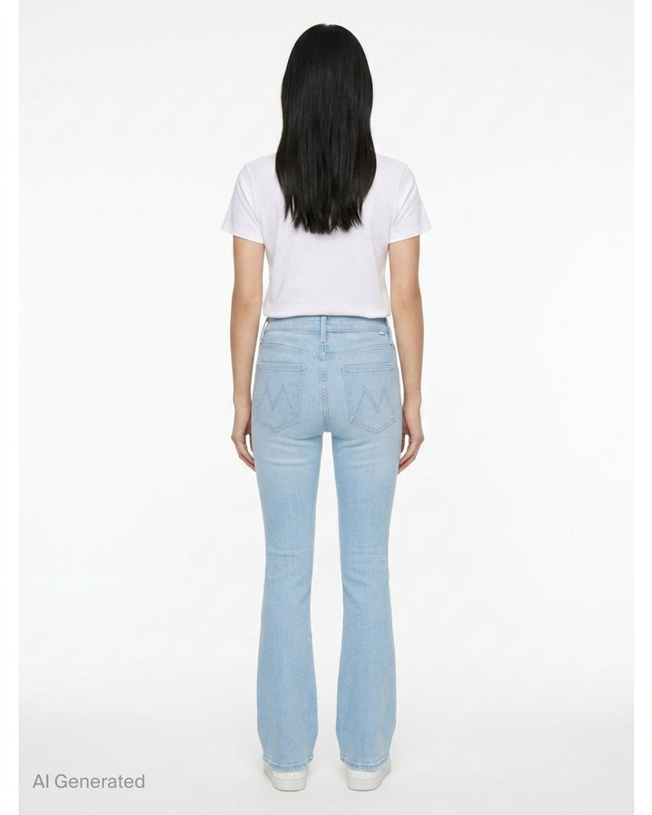 Patch Pocket Weekender Jeans | Mother | Club21 - back