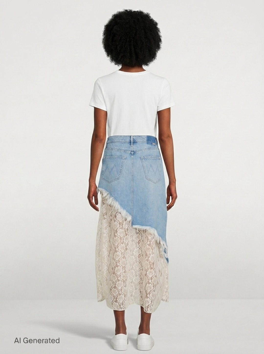 Peek-A-Boo Maxi Skirt | Mother | Club21 - back