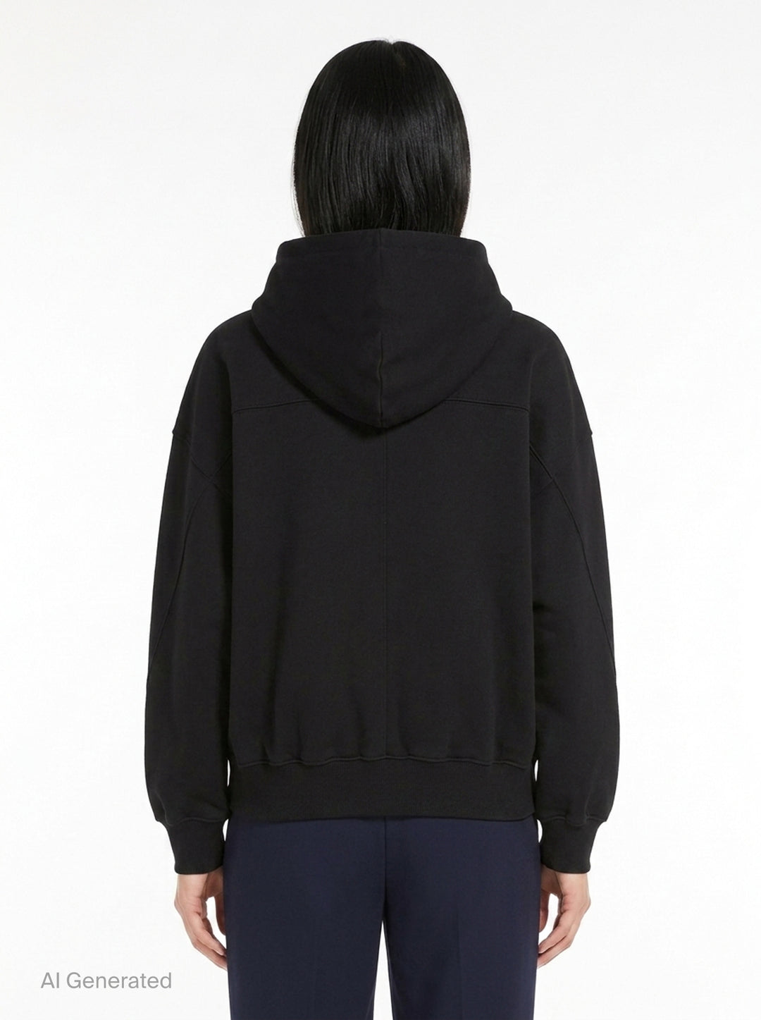 Brushstroke Logo Hoodie | MSGM | Club21 - back