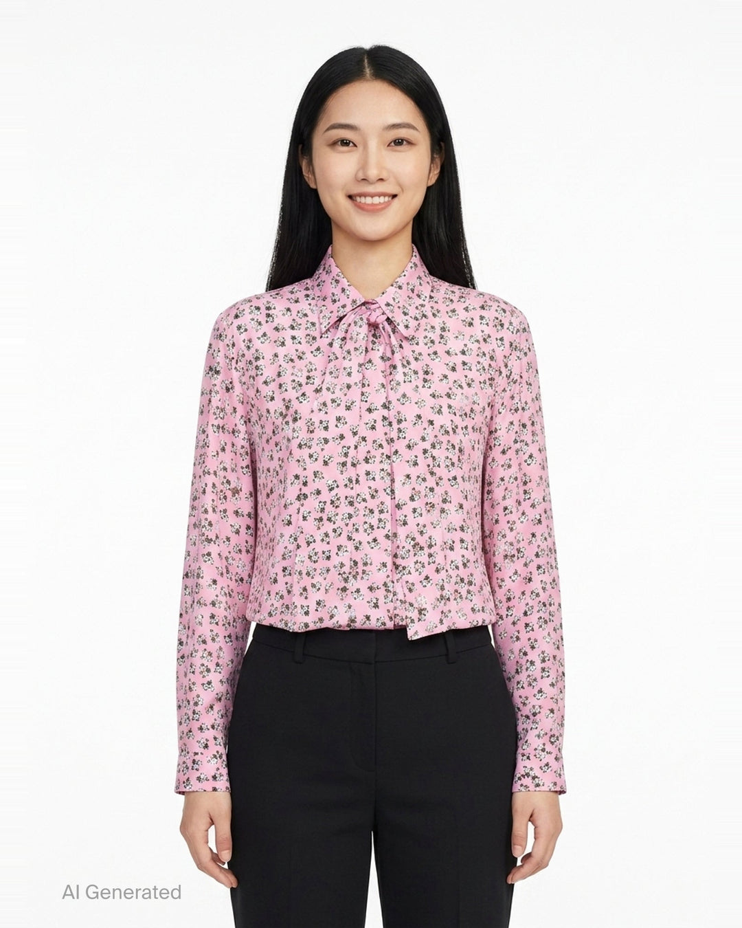 Dainty Floral Print Shirt | MSGM | Club21 - front