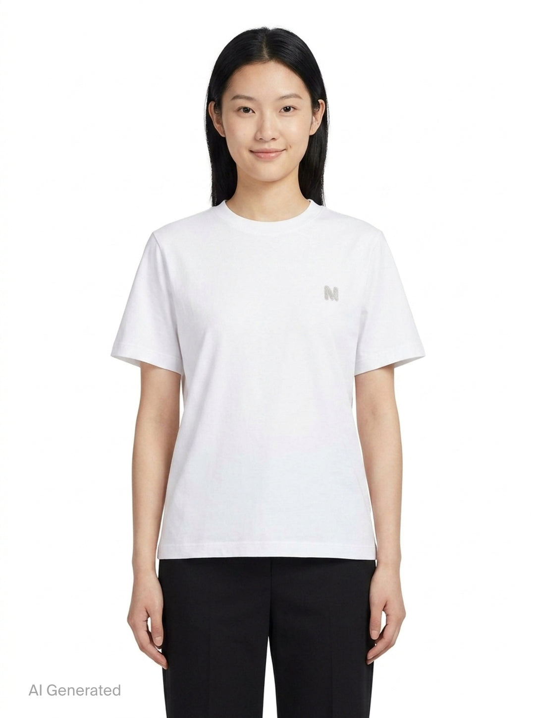 Embellished M T-Shirt | MSGM | Club21 - front