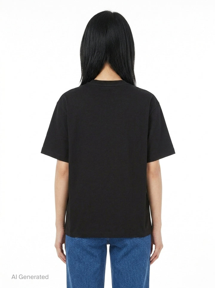 Lace Banner Tee | MSGM | Club21 - back