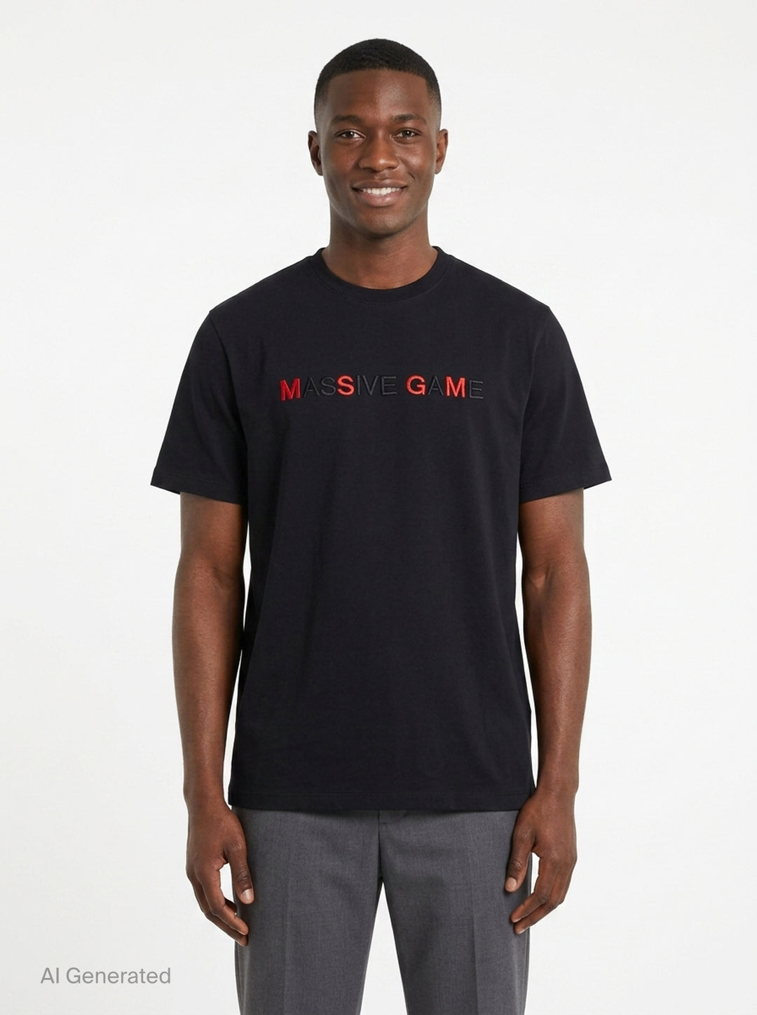 Massive Game Embroidery Tee | MSGM | Club21 - front