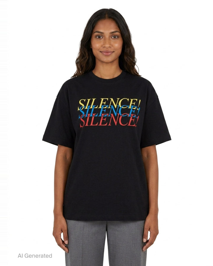 Silence Graphic Tee | MSGM | Club21 - front