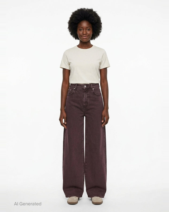 Wide Leg Jeans | MSGM | Club21 - front