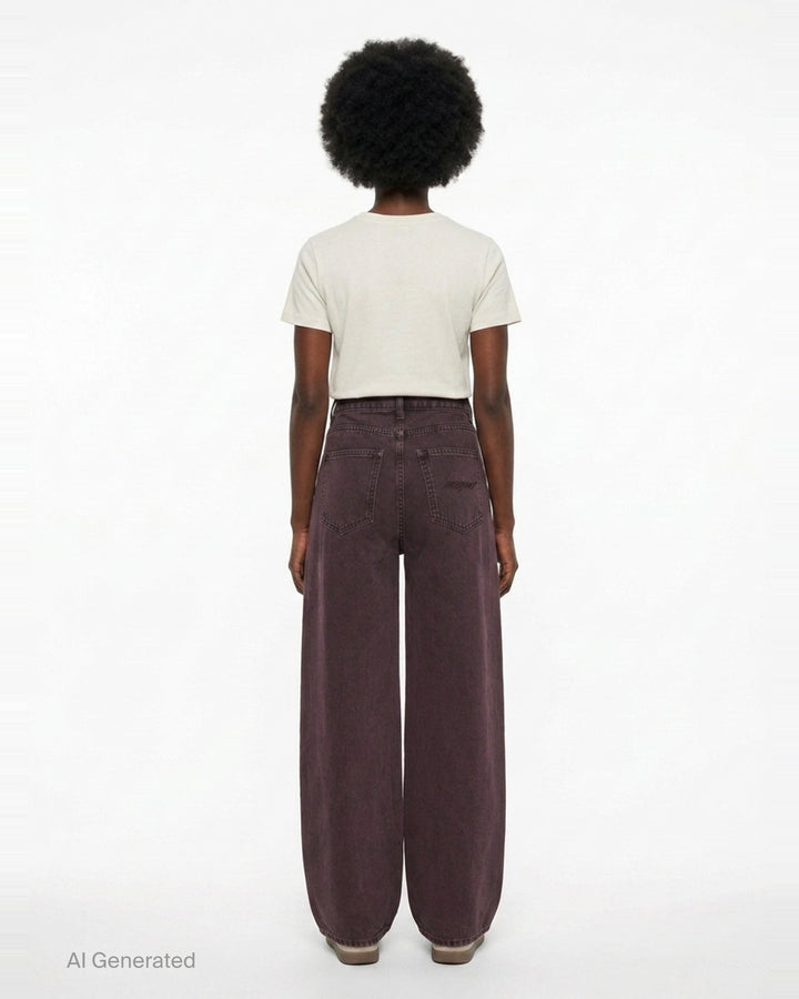 Wide Leg Jeans | MSGM | Club21 - back
