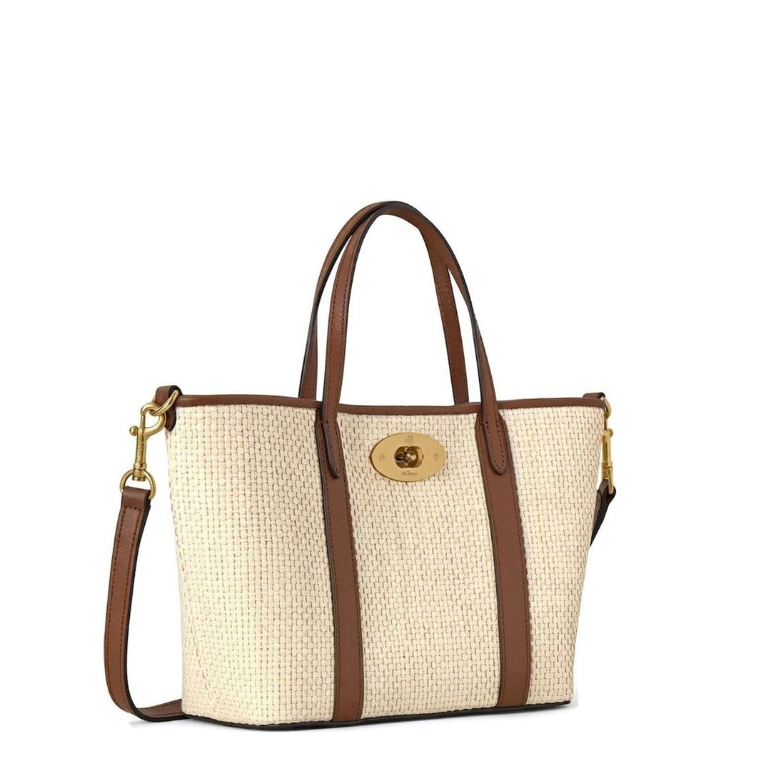 Mini Bayswater Raffia Tote | Mulberry | Club21 - packshot