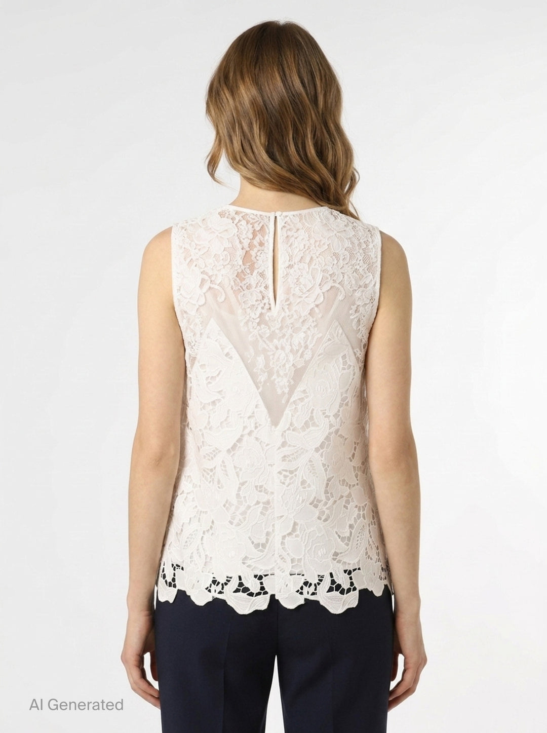 Floral Lace Sleeveless Top | N°21 | Club21 - back