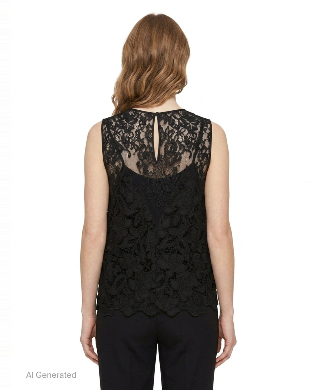 Floral Lace Sleeveless Top | N°21 | Club21 - back