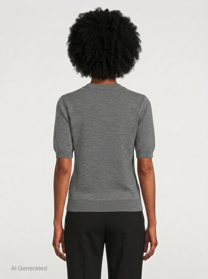 Lace Detail Crew Neck Knit | N°21 | Club21 - back