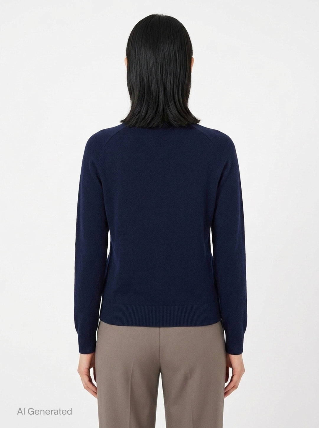 Pearl Brooch Cashmere Cardigan | N°21 | Club21 - back