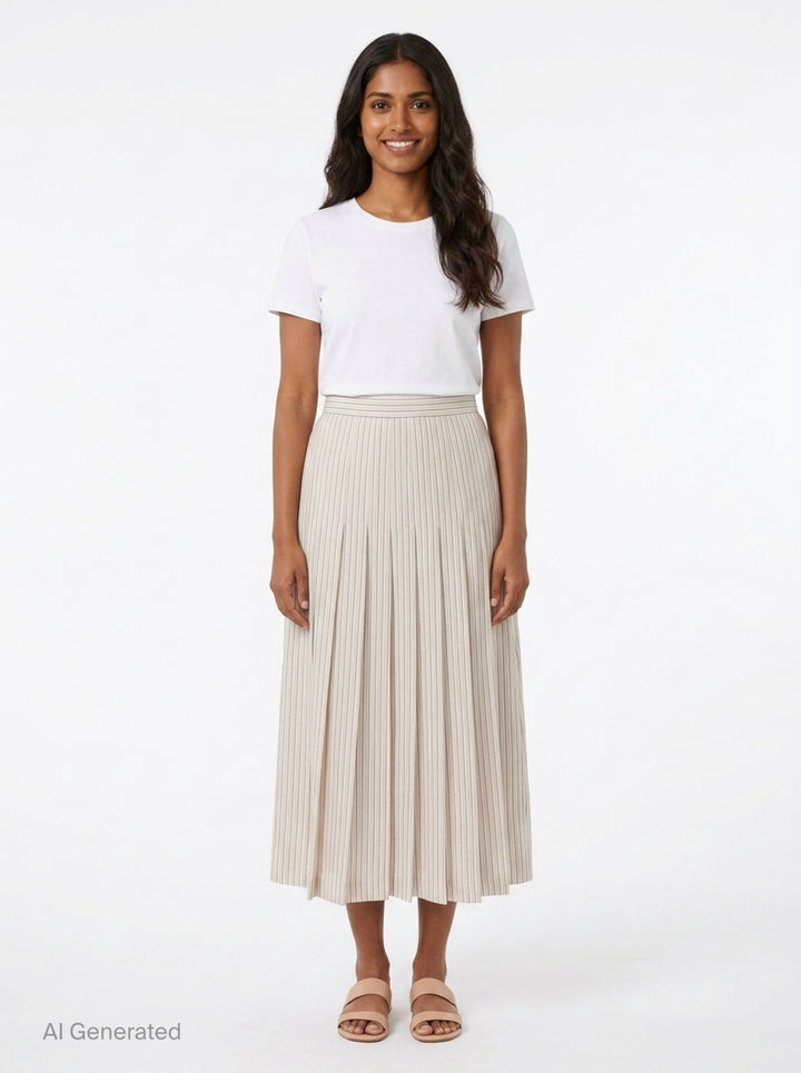 Striped Midi Skirt | N°21 | Club21 - front