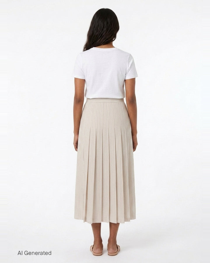 Striped Midi Skirt | N°21 | Club21 - back