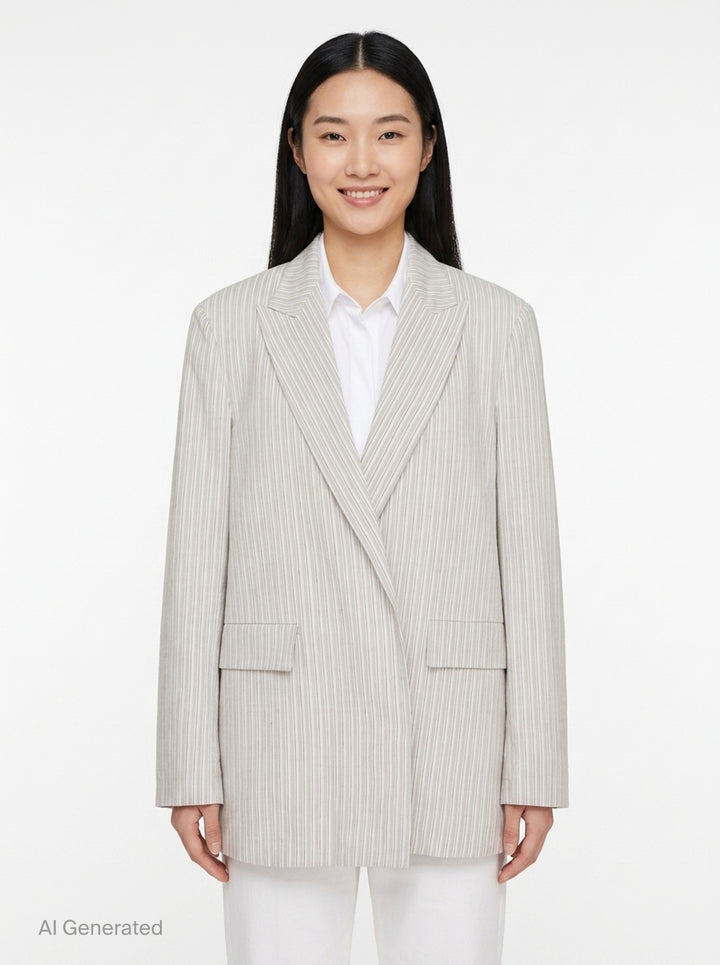 Striped Wrap Blazer | N°21 | Club21 - front
