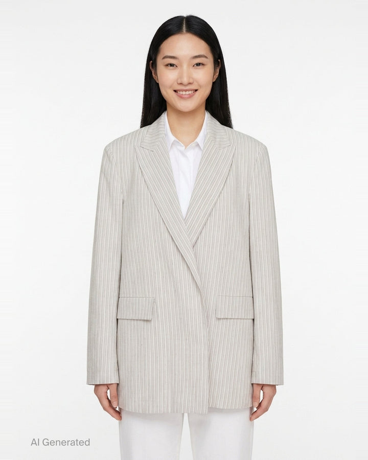 Striped Wrap Blazer | N°21 | Club21 - front