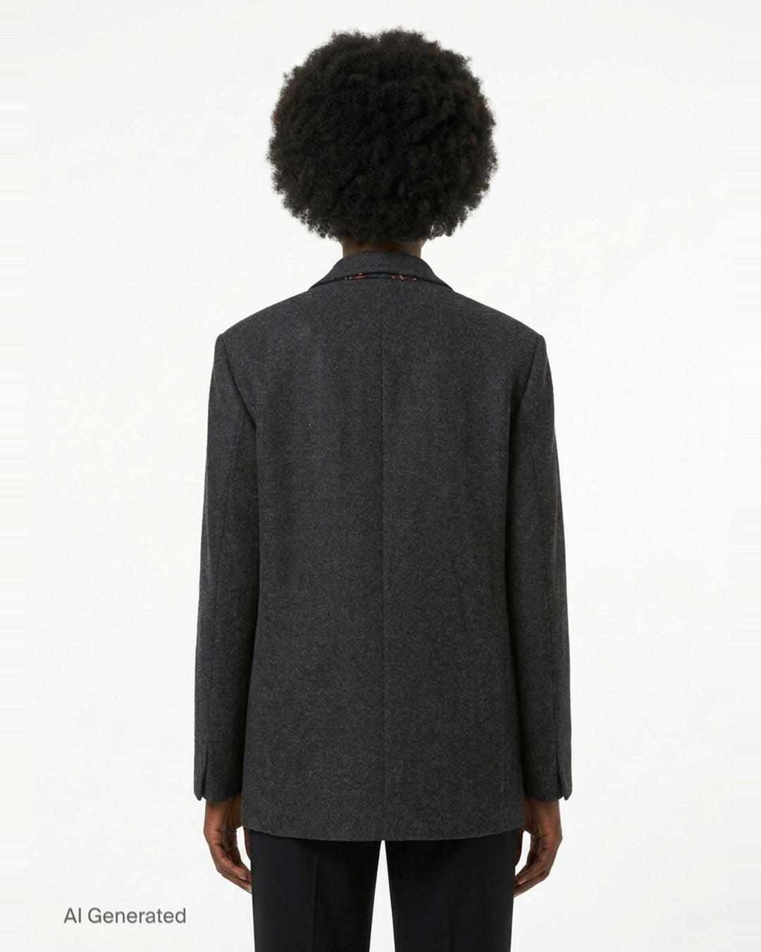Wool Blend Tailored Jacket | N°21 | Club21 - back